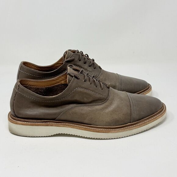 Frye Paul Bal Light Cap Toe Oxfords Mens 10 D Brown Leather Casual Dress Shoes main image 7